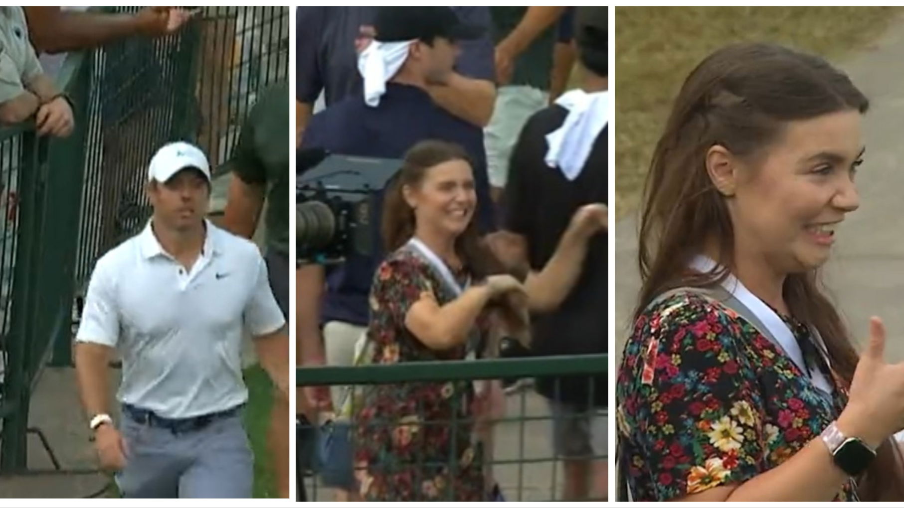 Rory McIlroy fan goes ballistic (!) after four-time major champ gives high five